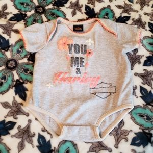 SALE 7 FOR $20 Harley Davidson Onesie size 6-9 Months